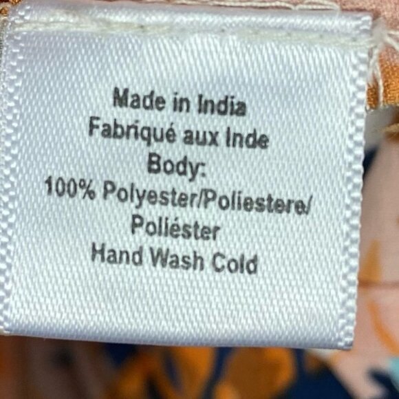 Anthropologie Porridge‎ Floral Mini Skirt Ruffle Size Small Flirty Orange Boho S - Picture 5 of 11